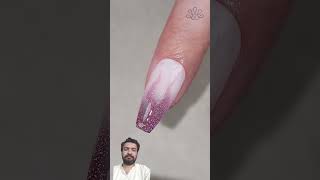 Sparking flame cat eye nails nailart nails nailtutorial naildesign nailtrends usatrending [upl. by Ecnedac501]