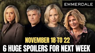 6 Emmerdale Spoilers for Next Week – 18th to 22nd November [upl. by Etaner]