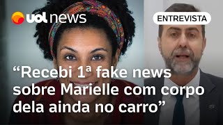 Freixo Fazer debate ideológico é matar Marielle de novo 1ª fake news foi com corpo ainda no carro [upl. by Eimak559]