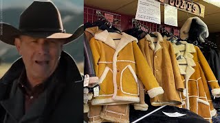 Yellowstone cast gets their sheepskin coats from this shop [upl. by Clorinda315]