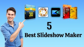 5 Best Slideshow Maker 2023  Slideshow Software for Windows [upl. by Barraza]