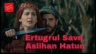 Ertugrul save Aslihan hatun from Vasilyus commanders  Ertugrul saves aslihan season 3 [upl. by Stoller]