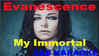 Evanescence  My Immortal  Karaoke Lyrics Instrumental [upl. by Swor]