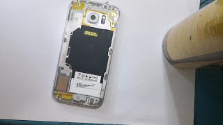 طريقة تغيير كونكتور الشحن سامسونج S6 من فوق شاشة الهاتف PORT USB SAMSUNG G920f Repair [upl. by Sexela709]