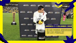 Reaciones Luis Angel Malagón tras ganar la CampeonesCup con el clubamerica ante columbuscrew [upl. by Entsirhc657]