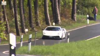 Test neuer Lamborghini Gallardo LP 5704 Superleggera 2011 [upl. by Enyalahs]