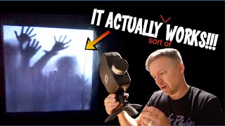 Testing the 50 quotHOLOGRAPHICquot Halloween Projector from the Facebook Ads  Unboxing and Review [upl. by Eidod]