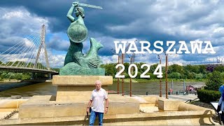 Warszawa Batalion Miłosza Syrenka nowa kładka  Stare Miasto 2024 [upl. by Zelten989]