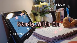 Study with me for 1 hour  No break  Study vlog  NEET PG 2025 neetpg neet studywithme [upl. by Giorgia]