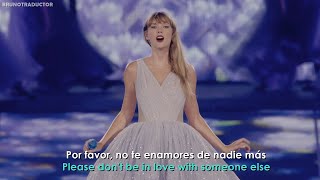 Taylor Swift  Enchanted  Lyrics  Español  Live From The Eras Tour [upl. by Norabal670]