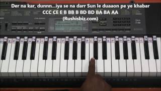 Tum Dil Ki Dhadkan Mein  Piano Tutorials  Dhadkan movie  1200 Songs BOOKPDF 399 7013658813 [upl. by Ettenot]