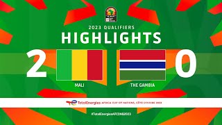 Mali 🆚 The Gambia  Highlights  TotalEnergiesAFCONQ2023  MD3 Group G [upl. by Imelda]