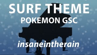 Surf Theme  Pokémon GoldSilverCrystal  Piano Cover [upl. by Ahsoek]