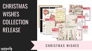 Uniquely Creative September Christmas Wishes Collection Release [upl. by Namyw]