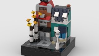 Lego Mini SET 102701  Bookshop MOC [upl. by Alaehs]