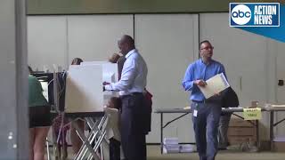 Democratic candidate for Florida Governor Andrew Gillum votes in Tallahassee [upl. by Tabbi357]