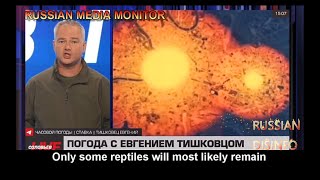 Weatherman Evgeny Tishkovets delivers a nuclear weather report [upl. by Stepha]