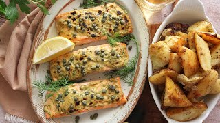 Dijon Roasted Salmon [upl. by Redwine]