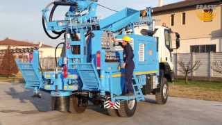 Drill Rig Fraste MULTIDRILL XL for Water Well on truck [upl. by Abbie]