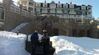 Sledding  Lake Rosseau  Marriott resort and spa [upl. by Ttennaj]