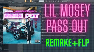 Lil Mosey  Pass Out Fl Studio 20 remake FREE FLP [upl. by Nirok]