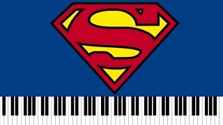 🎹 EASY piano Superman keyboard tutorial movie theme by EPT [upl. by Geraldine]