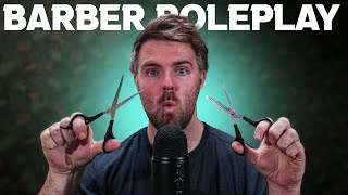 ASMR Barber Roleplay Haircut Experience Sleep Well [upl. by Ymaral]