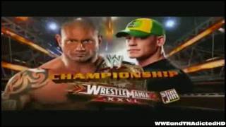 WWE Wrestlemania 26 Match Card All Matches [upl. by Dorkus]