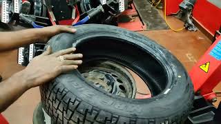 Maruti Breeza Tyre Fitting  MRF 20560R16 Zigma [upl. by Airtina]