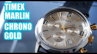 Timex Marlin Chronograph Gold  TW2W10000 [upl. by Gristede]