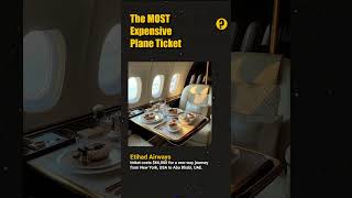 MOST Expensive Plane Ticket  Did You Know [upl. by Addiego774]