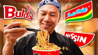 Japanese Ramen Chef tries Instant Noodles [upl. by Ayiram]