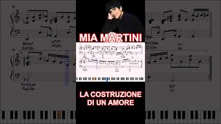 LA COSTRUZIONE DI UN AMORE  versione di Mia Martini live 1982  ACCOMPAGNAMENTO PIANISTICO [upl. by Radman]