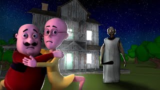 Horror Granny in Motu Patlu New Episode  horror granny animation short film [upl. by Docilla]