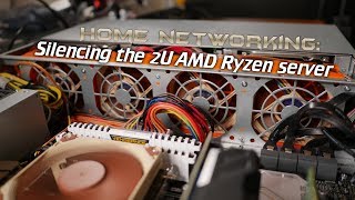 Home Networking Silencing the 2U AMD Ryzen server Noctua PWM mod [upl. by Ula704]