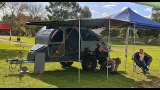 The Vagabond 270 Awning Setup [upl. by Frodine]