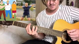 Need 2 Pinegrove shuffle  Pinegrove Guitar lesson  Tutorial [upl. by Enitsyrhc]