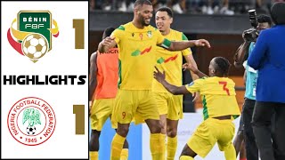 Benin vs Nigeria 11 Highlights amp All Goals [upl. by Netsrak]