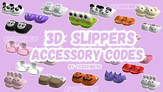 Berry Avenue Codes Slippers Accessory amp Bloxburg Codes P4 🩴 roblox Coziivibes0newvideo biniph [upl. by Aidnac]