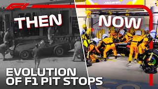 The Evolution Of F1 PitStops  DHL [upl. by Orgalim]