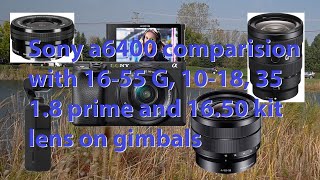 Sony a6400 Gimbals and DJI OSMO Pocket Footage  Daytime Footage [upl. by Kerby443]