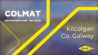 Colmat MicroSurfacing  Colas Ireland [upl. by Anirahc]