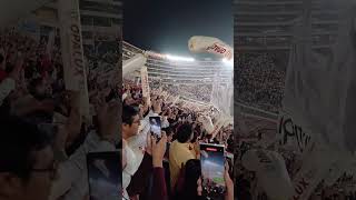 ESPECTACULAR RECIBIMIENTO DE LA TRINCHERA U NORTE  UNIVERSITARIO 21 ALIANZA LIMA shorts youtube [upl. by Analak100]