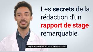 Les secrets de la rédaction dun rapport de stage remarquable astuces et conseils pour réussir [upl. by Kolodgie]