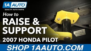 How to Raise and Support 0308 Honda Pilot [upl. by Moreta]