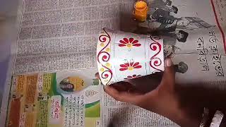 Pot painting  Easy pot painting ideas  DIY pot decoration [upl. by Sedruol351]