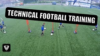 BALL MASTERY  PASSING  U11  U12  U13  U14  FOOTBALL  SOCCER  TRAINING  EXERCISE [upl. by Constant]