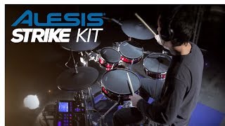 La batterie électronique ALESIS STRIKE KIT  Tour dHorizon vidéo de la boite noire [upl. by Scarrow658]