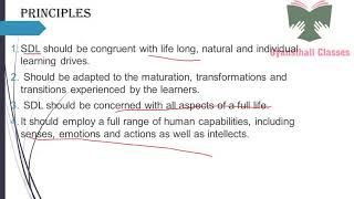 Andragogy Malcolm Knowles The Dynamic Model of Learner Autonomy [upl. by Sedda]