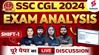 SSC CGL Analysis 2024  SSC CGL Shift 1 9 September Paper Analysis  SSC CGL Review 2024 [upl. by Dlorah]